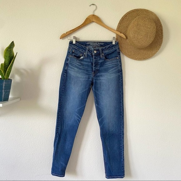 American Eagle Vintage High Rise Skinny Jeans Size 2 - Picture 3 of 10